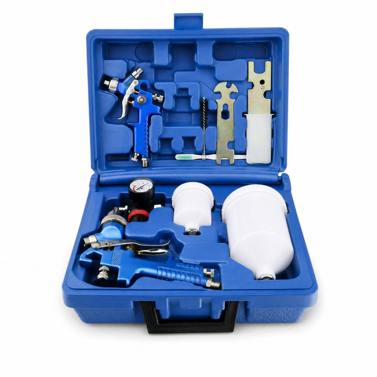 Air Paint Sprayer Spray Paint tool for Car Furniture Painting Adjustable Pneumatic with Case Efficient for Hobbyists