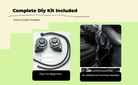 Electric Car Horn, High/Low Tone, Waterproof, for Sedan, SUV