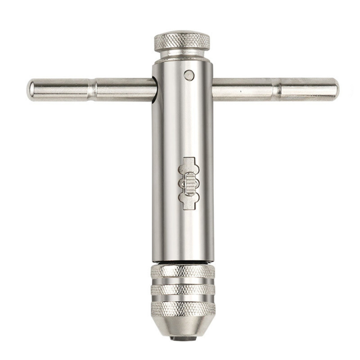 Adjustable Ratchet Tap Wrench Forward and Backward Switch M3-M8 Screw Tool Single-Hand Manual Thread Cutting Tool for DIY Enthusiasts