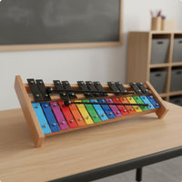 27 Note Glockenspiel Matte Finish Keys Chromatic Xylophone for School, Beginners
