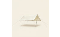 Hexagonal Tarp with Poles Large Camping Tarp Multifunctional Awning for Campers