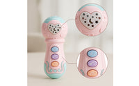 Handheld Toy Voice Light Projector Toy with Light Projector Compact Voice Light Projector Toy Toy Multifunctional Interactive for Toddlers