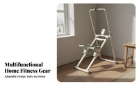 Space-Saving Stair Stepper Machine Full Body Workout Vertical Climber Vertical Climber Machine Multi-Functional for Beginners, Adults, Seniors