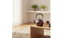 Copper Tea Kettle Thickened Hammered Copper Kettle Decorative Teapot with Lid for Home