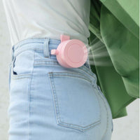 Low Noise Clip on Waist Fan 3-Speed Adjustable Wearable Personal Fan for Outdoor, Office, Travel