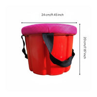 Lightweight Portable Gardening Stool Heavy-Duty Portable Weeding Stool Sturdy for Farmers, Gardeners, Fishing