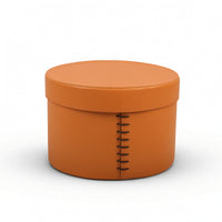 Cylindrical Storage Box Minimalist Organizer Boxes Lidded for Bedroom, Closet
