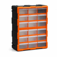 Clear Plastic Drawer Organizer Removable Divider Small Parts Organizer Compact