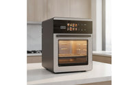 Air Fryer Oven Stainless Steel Oven with Air Fryer Appliance Digital Multifunctional for Families, Small Kitchens, Apartments