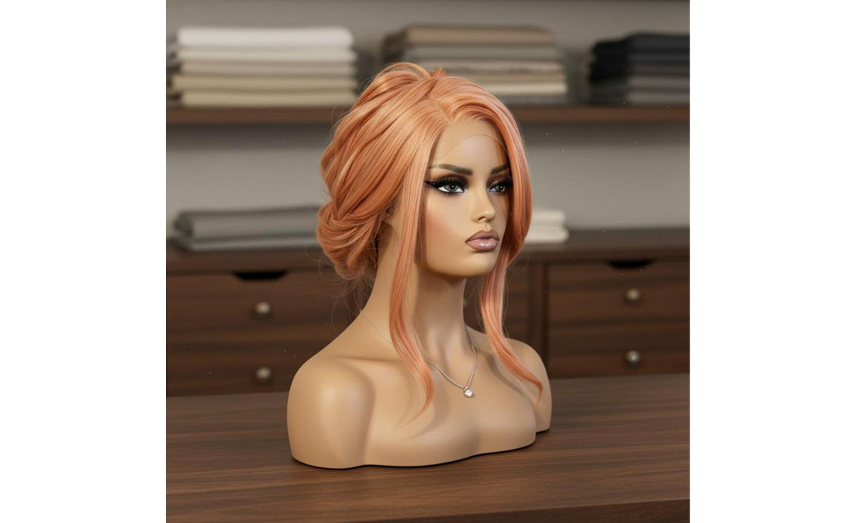 PVC Mannequin Head Mannequin Head with Shoulders Necklace Display Bust for Salon
