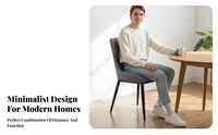 Upholstered Side Chair Modern and Design Household Furniture Padded Seat Sturdy Frame for Restaurant Owners