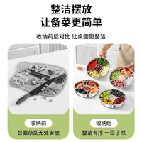 跨境304不锈钢配菜盘火锅备菜配料分格盘子水果盘小吃盘饺子盘