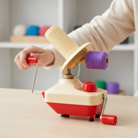 Compact Yarn Winder with Table Clamp Portable Manual Yarn Winder Space-Saving Winding Tool Stable for Knitters, Crocheters, Crafters, Knitting, Crochet