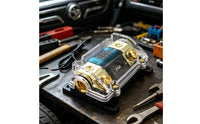 Car Audio Fuse Block with Digital Display High Temperature Resistant Vehicle Power Distributor Box Automotive Electronic Part