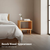 two-levellevel circular table Modern Minimalist Design Nightstand Space-Saving for Office