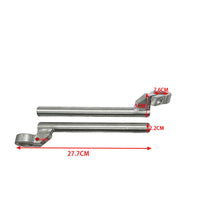 2 Pieces Long-Lasting CNC Motorcycle Handlebar Stylish Welded Bike Handlebar Lightweight Sport Bike Clamp-on Handles Stronger