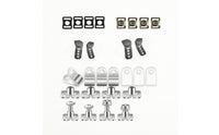 Metal Helmet Repair Kit with J Clips Replacement Helmet Repair Kit with Screwdriver Plastic Heavy-Duty for Athletes