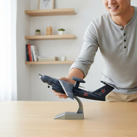 Beriev A-50U Model Alloy Build A-50U Scale Model Detailed Paint Display Figurine for Collectors, Shelf, Cabinet