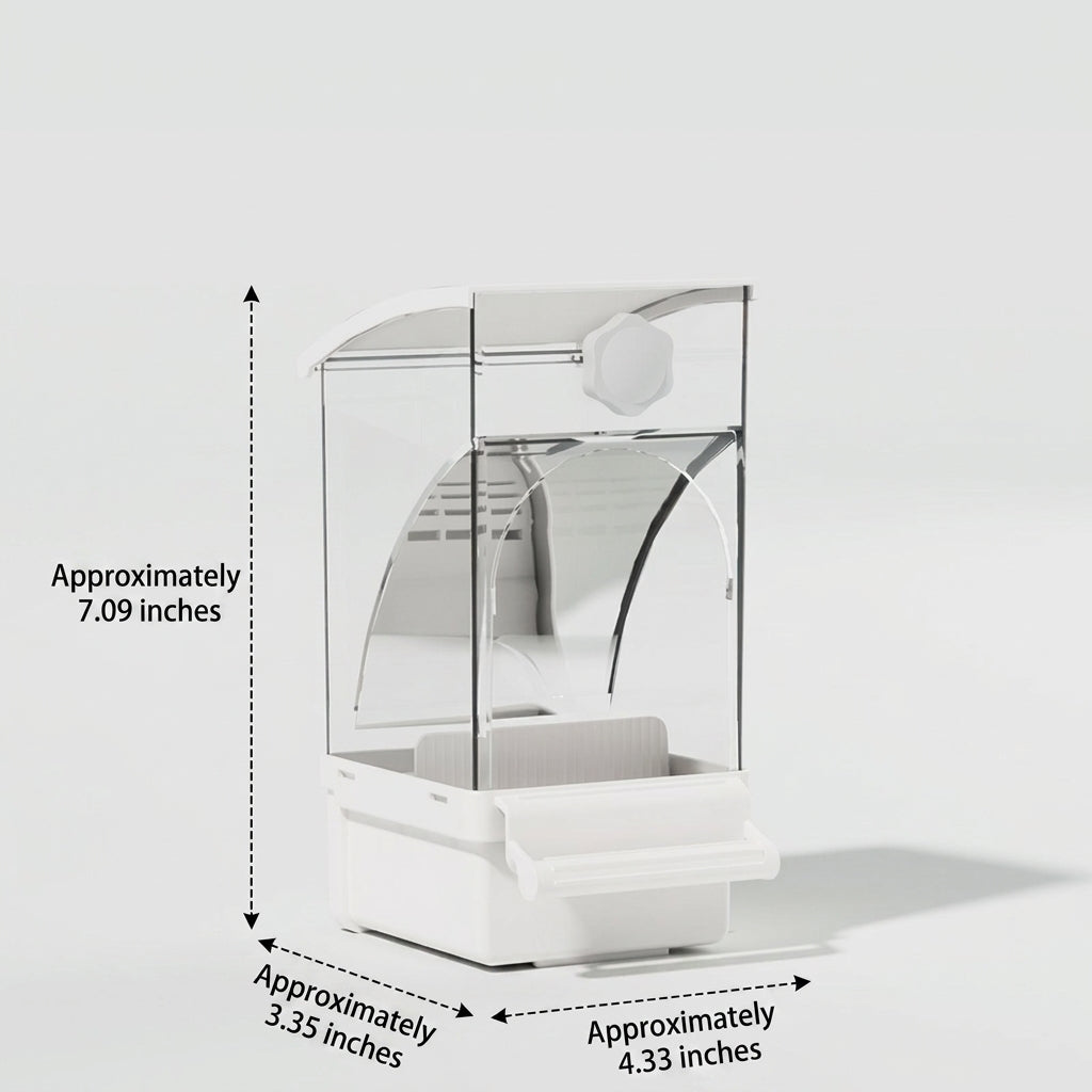 Automatic Bird Feeder and Parrot Feeder Water Dispenser Hanging, Parrot Food Container Automatic Feeder for Small Birds, Anti-Spill Pet Supplies