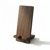 Desktop Phone Stand Tabletop Walnut Phone Stand Decorative