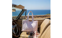 Padded Quilted Patchwork Tote Bag Soft Quilted Tote Bag Casual Shopper Roomy for Women, Students, Everyday Carry, Travel, School