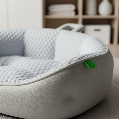 3D Massage Particles Cooling Cat Bed Breathable All-Season Dog Bed Cool-Contact Textile Textured Cooling Pet Mat Fully Washable for Cats, Dogs, Small Pets, Summer