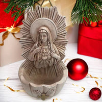 Christmas Key Box Resin Craft Sculpture Wall Hanging, European Style