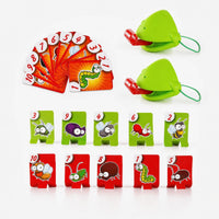 Frog Proboscis Game Interactive Lizard Proboscis Game Frog Mask Two-Player Toy Competitive for Children, Playdate, Party