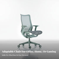 Extended Wear Comfort Highspine Mesh Task Chair 360-Degree rotate Highspine Mesh Rolling Chair Reclining Function Computer Seat sturdyDuty for Students, Gaming Setup