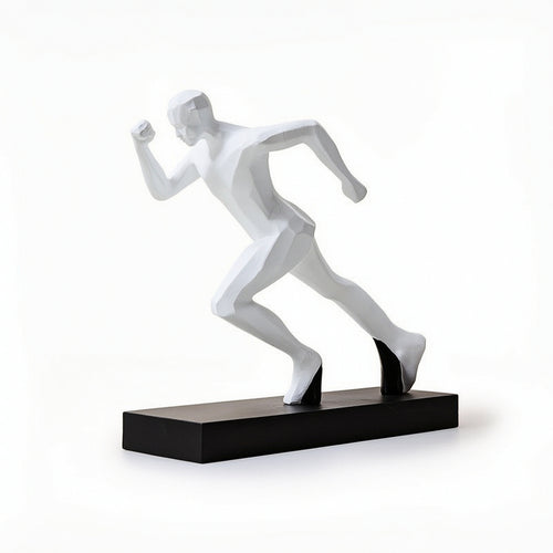 Runner Figurine Modern Runner Statue Resin for Office, Entryway, Runners