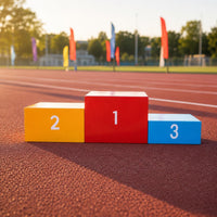 Three-Step Stage Stepped Athletic Stage Large for Sports Competition
