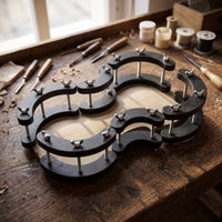 6 Pieces Violin Repair Clamps Non-Marring Violin Gluing Clamps for Luthiers