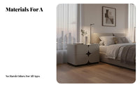 Nightstand with Drawer Italian Italian-inspired design Small accent Cabinet Modern Design