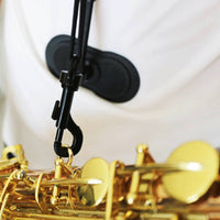 Double Shoulder Saxophone Strap Secure Metal Hook Double Shoulder Saxophone Harness Ergonomic Design Universal Sax Holder for Adults, Live Performance