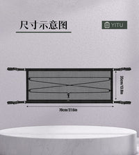跨境露营推车网兜杂物收纳网小推车挂网挂袋悬挂式侧网弹力网兜