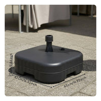 Water-Fill Umbrella Base Weather Resistant Fillable Umbrella Base for Market Stall