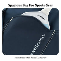 Pickleball Paddle Bag Holds 2 Paddles Pickleball Shoulder Bag Racket Sport Carrier Double Carry Straps Large Storage Capacity