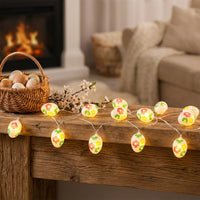 Shaped LED Cute Easter Egg Shapes Novelty Twinkle Lights S Flexible Holiday Decor for DIY Enthusiasts, Crafters, Christmas Decoration, Bedroom, Parties