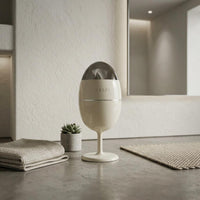 Oval-Shaped Shaped Trash Can Large Capacity Waste Basket Easy to Clean