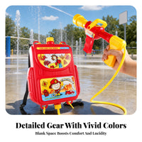 Lightweight Backpack Water Refillable Backpack Water Blaster Portable Child-Safe for Children, Toddlers, Backyard, Pool Parties, Beach