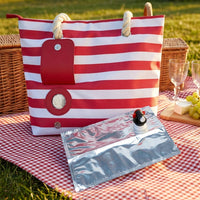 Gift Bag for Wine with Insulated Bottle Sleeve, Oxford Cloth Picnic Bag with Shoulder Strap, Portable Bottle Carrier, Durable Carrier Bag Handle