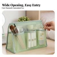 Multi-Compartment organizer Compartmentalized Design Divided Storage container for Bedroom