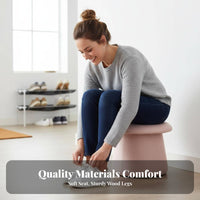 fungiformShaped Stool Nordic Design Ottoman Versatile Use for Living Room