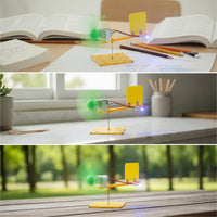 DIY Wind Turbine Model Educational Wind Generator Model Tabletop Generator with Propeller Hands-on for Students, Kids, Home School