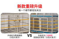 不锈钢宠物店寄养笼多层大中小型犬狗笼子犬舍狗笼繁殖笼隔离笼子