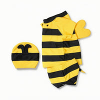 Swim Outfit with Cap Comfortable Swim Set Quick-Drying for Beach, Toddlers