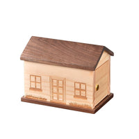 Solid Wood House Money Box for Kids, Large Savings Bank