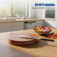 Black Ironwood Cutting Board, Thickened Hardwood Kitchen Board