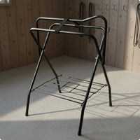 Folding Saddle Rack Foldable Folding Saddle Stand Easy to Storage for Tack Room