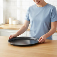 Round Non-Stick Pizza Pan Heavy Duty Non-Stick Pizza Baking Pan Food Grade
